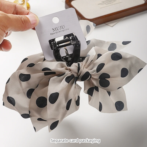 La Barrette Nœud à pois