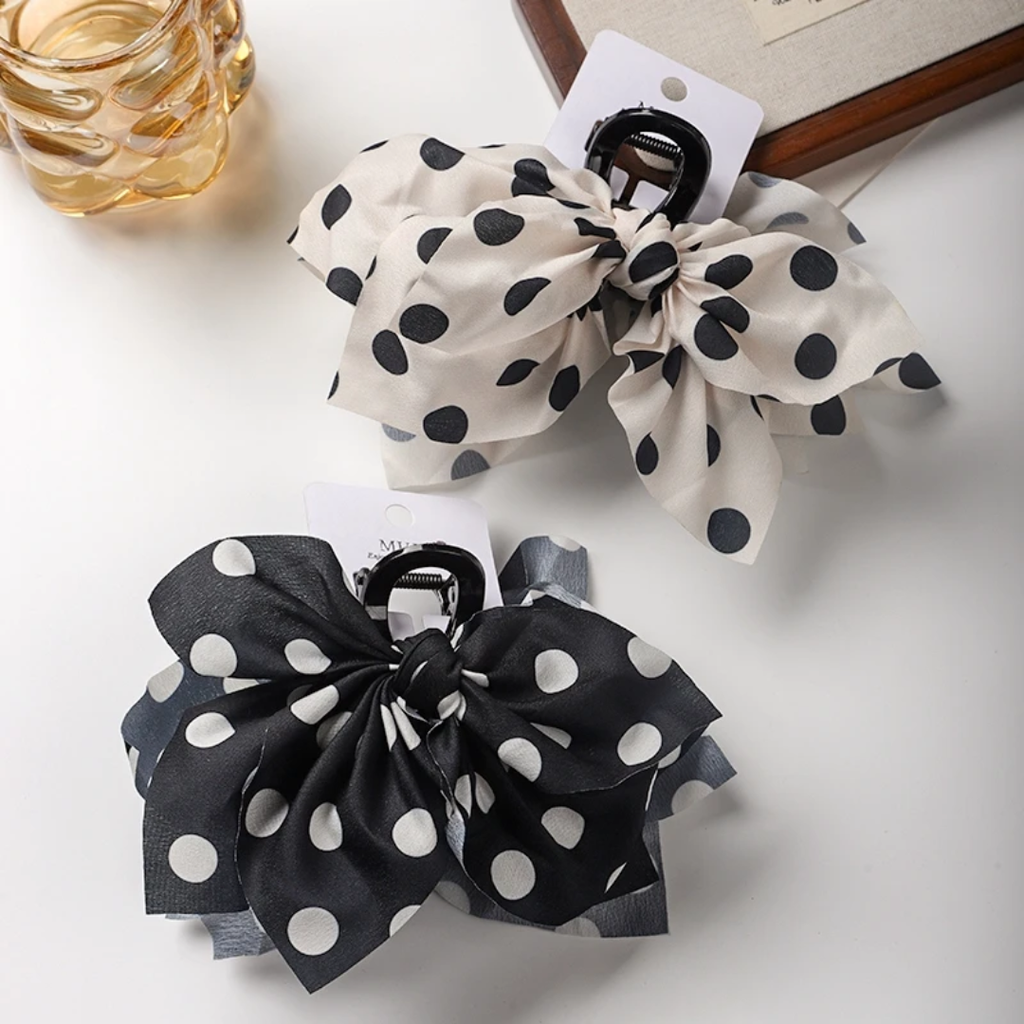 La Barrette Nœud à pois