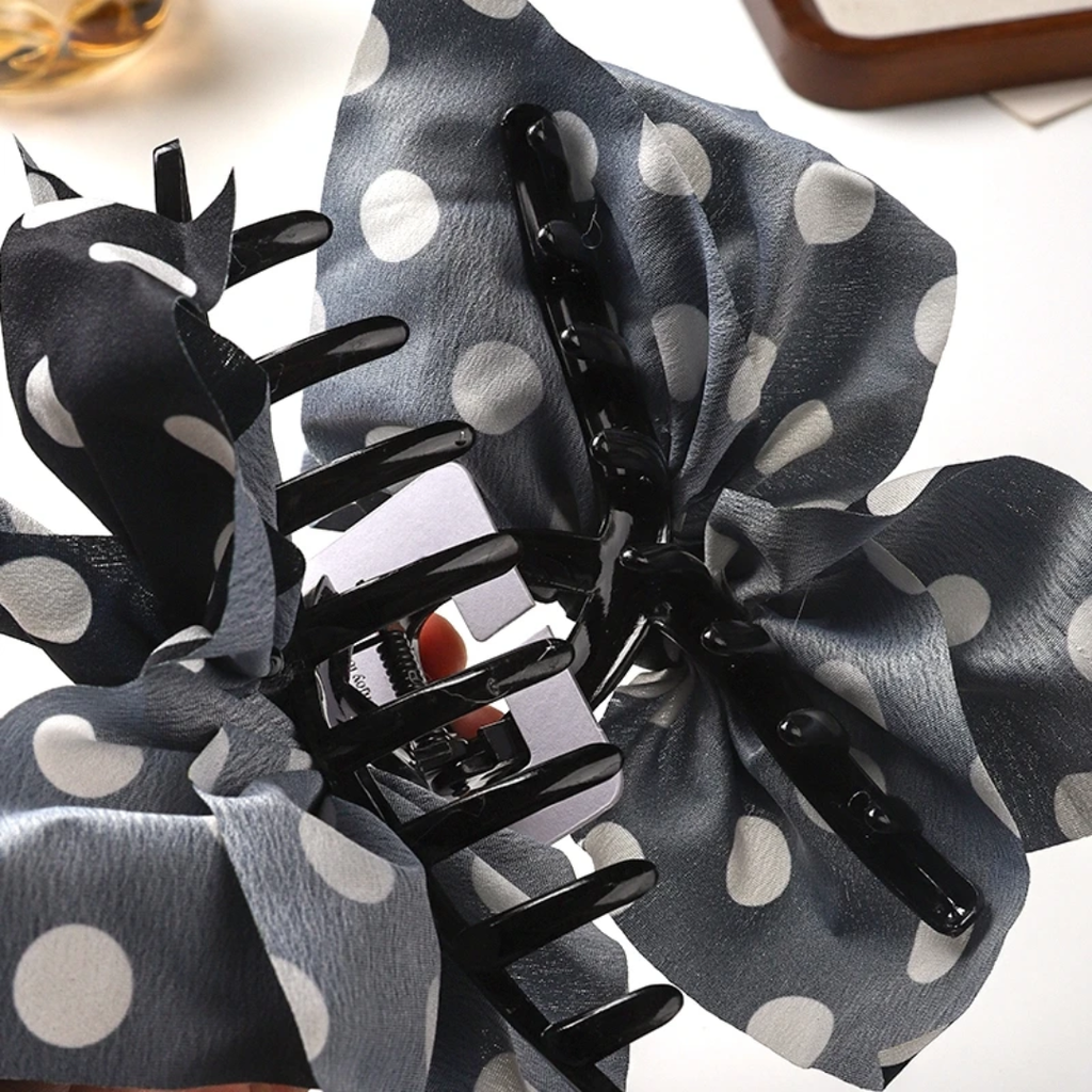 La Barrette Nœud à pois