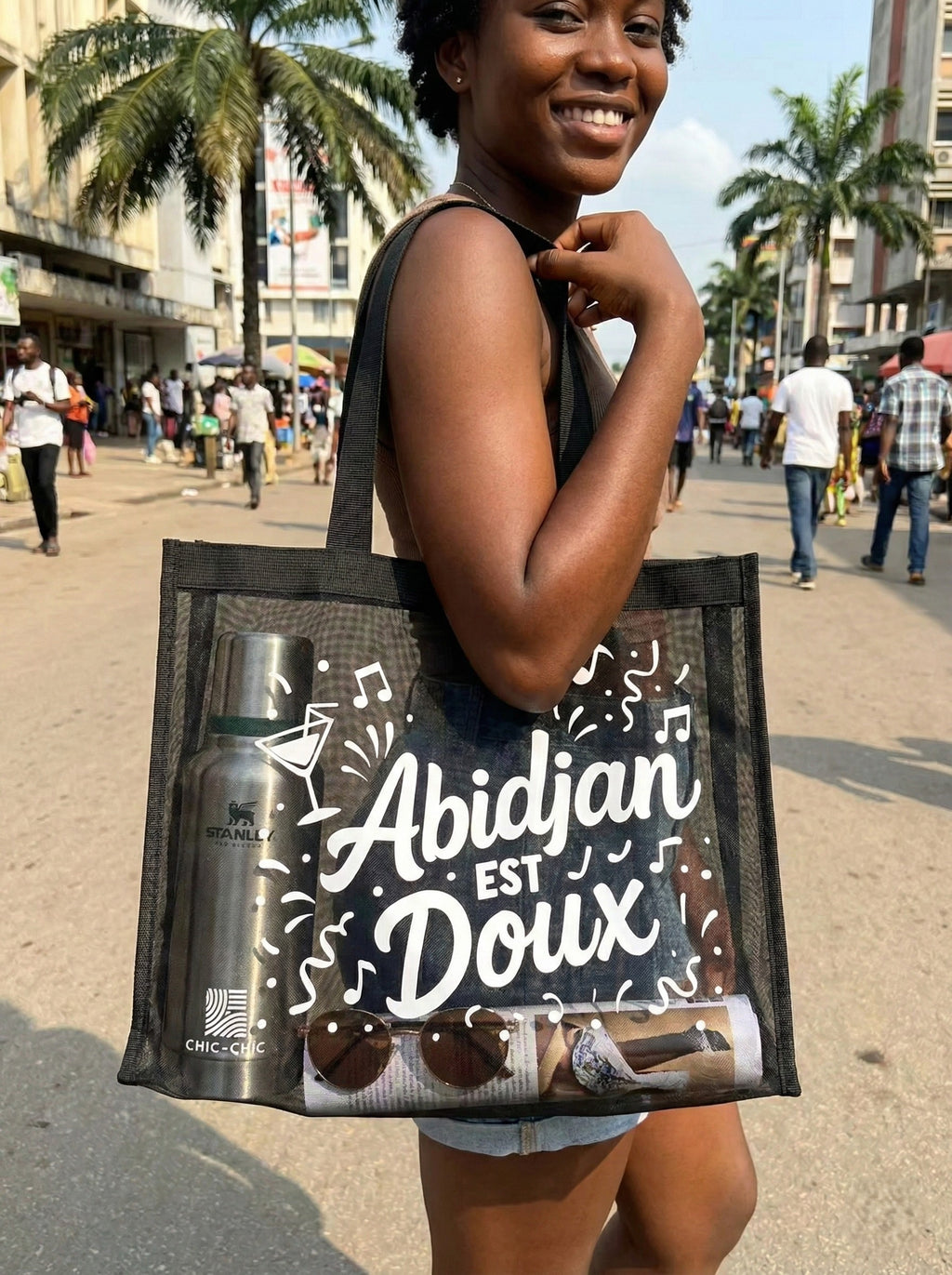 Sac Cabas Chic Chic Collection Abidjan est doux