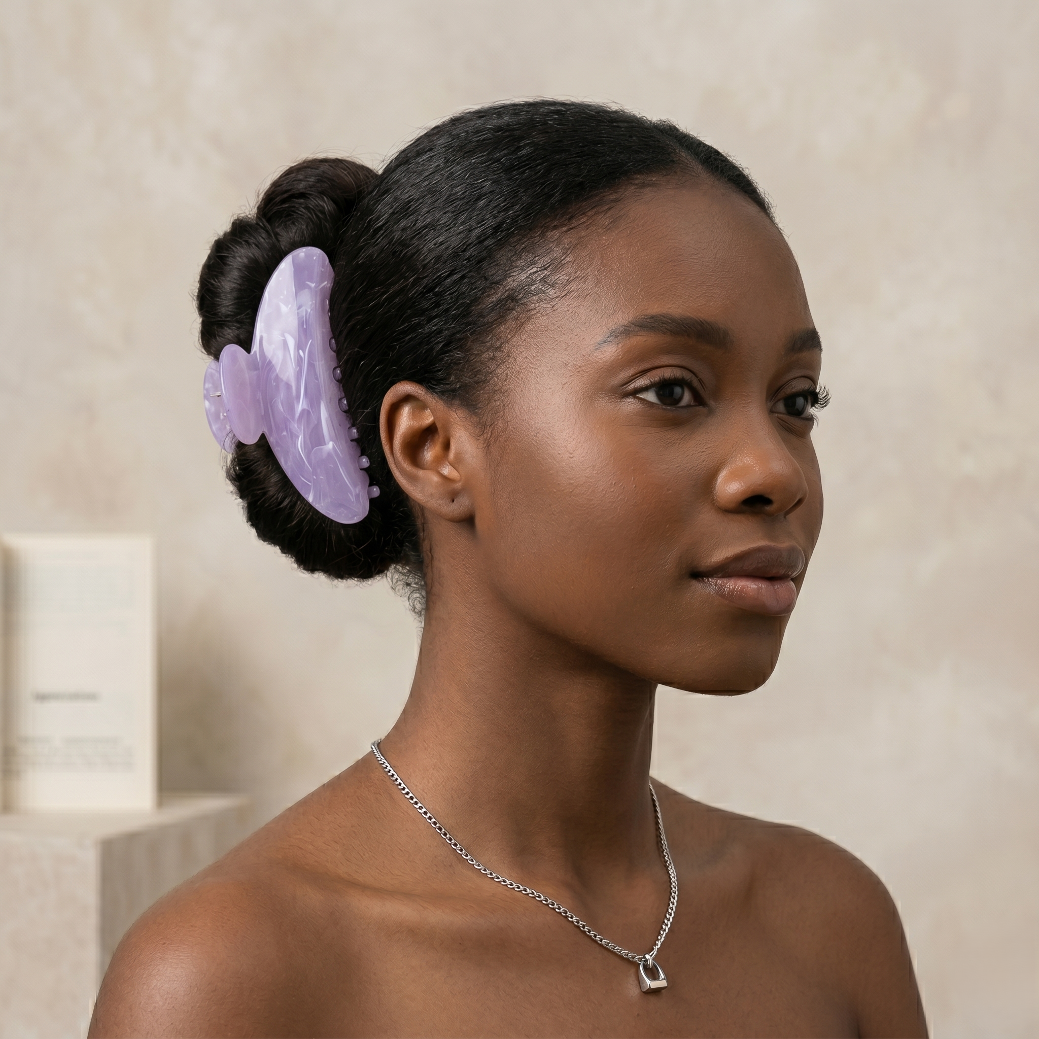 La Pince à Cheveux Effet Marbré