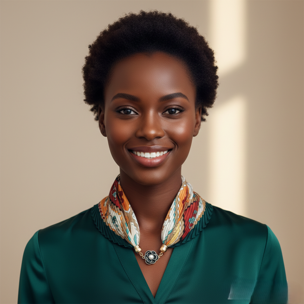 Foulard Bijou "Camélia"