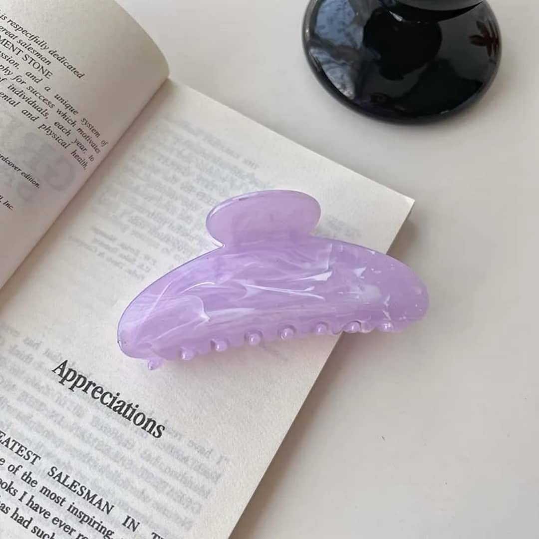 La Pince à Cheveux Effet Marbré